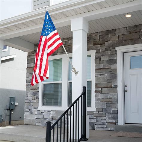 house mounted flag holder